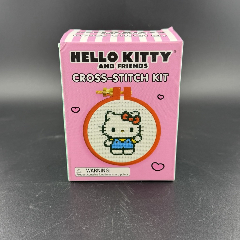 Hello Kitty and Friends Cross Stitch Mini Kit Sanrio Keroppi Kuromi My Melody